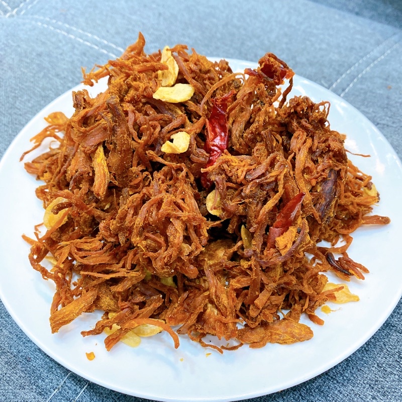 Khô heo cháy tỏi 350g Gấu ăn vặt đồng nai, vị siêu ngon ăn siêu đã - HSD 3 tháng | BigBuy360 - bigbuy360.vn