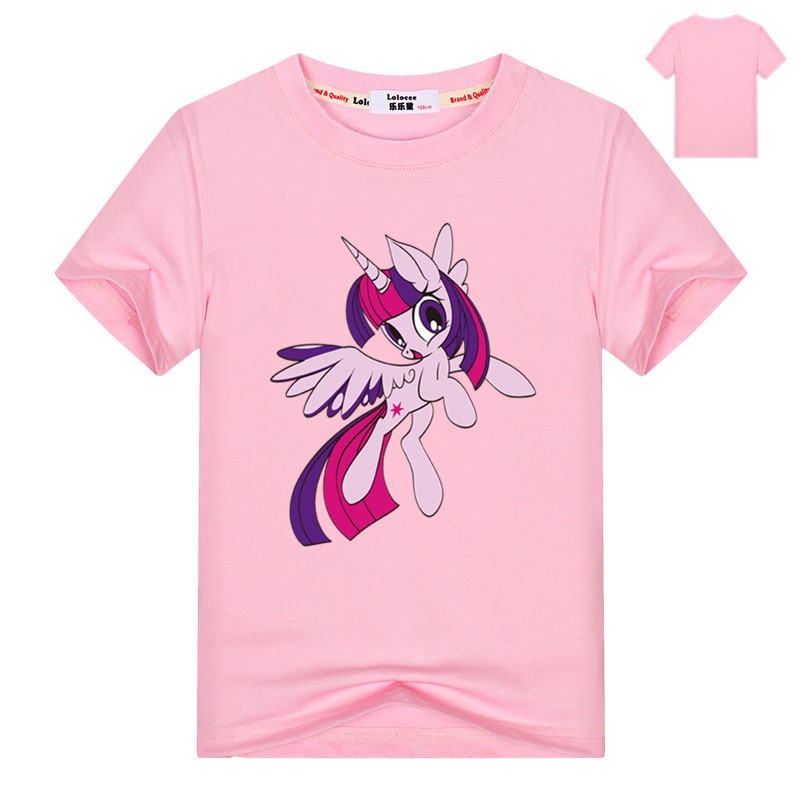 Áo thun cotton mùa hè cho bé gái My Little Pony Cute T shirt