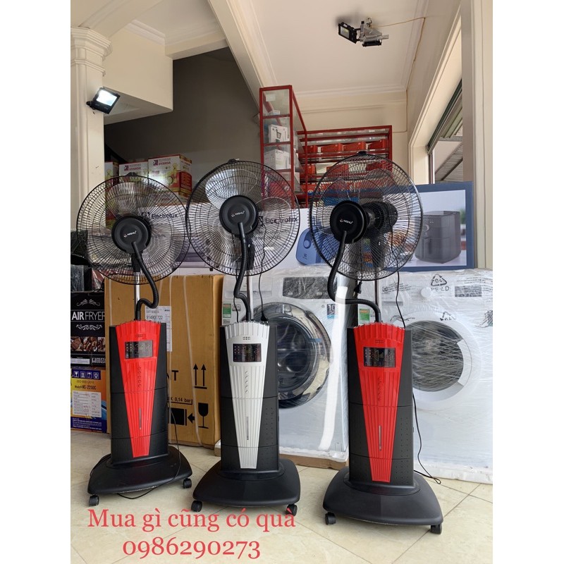 Xả lỗ quạt phun sương tồn kho Nishu NS-Q02V, có thể dùng quạt phun khử khuẩn nhé