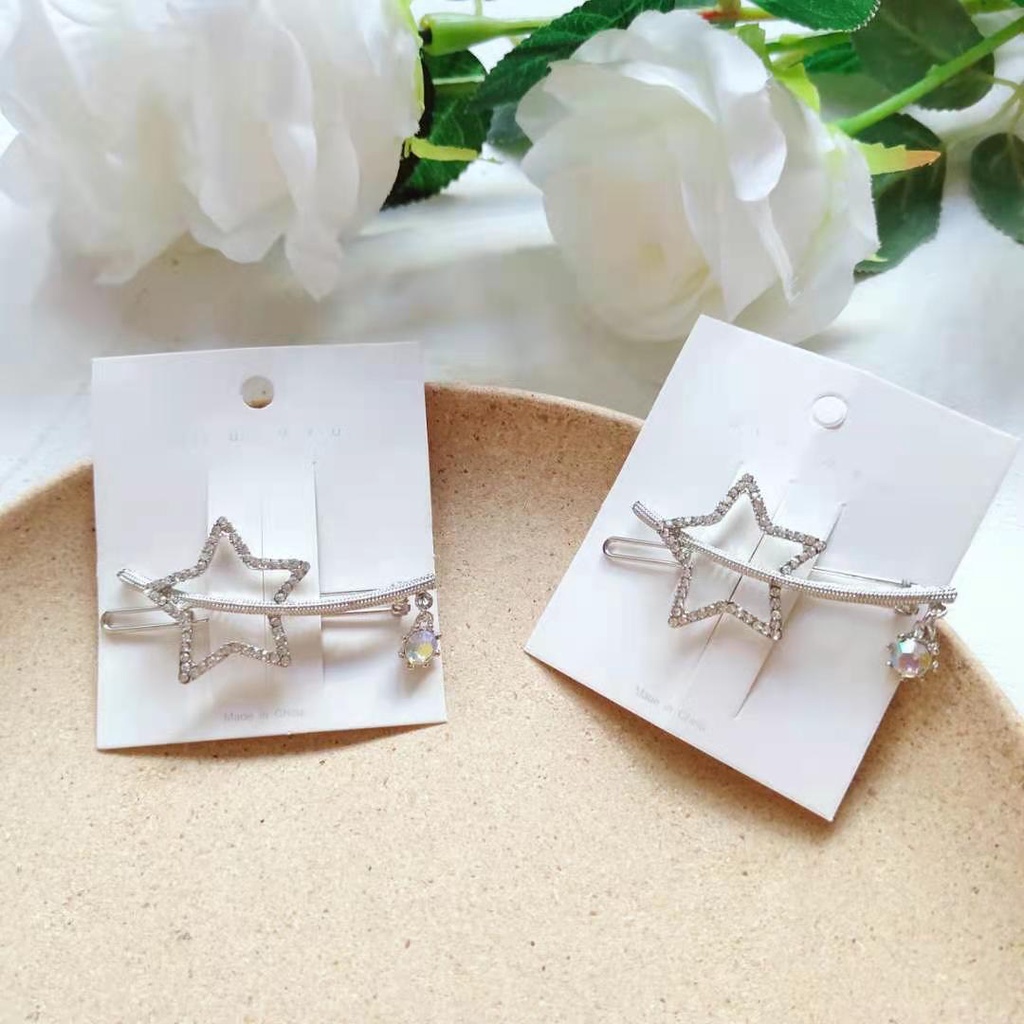 KẸP TÓC ĐÍNH ĐÁ PHONG CÁCH HÀN QUỐC NỮ TÍNH ĐỘC ĐÁO