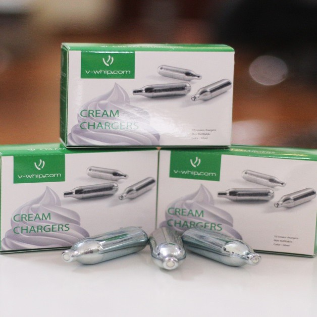 [Sỉ] Viên khí nén Gas V whrip (dùng cho các loại bình xịt kem) an toàn giá rẻ