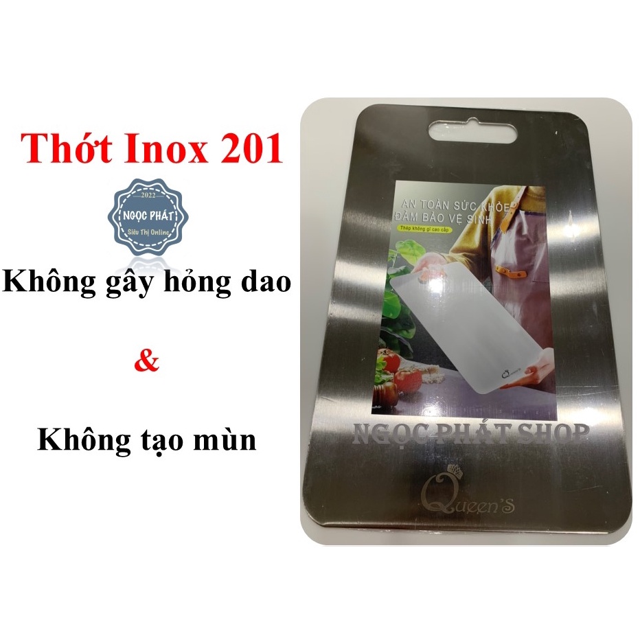THỚT INOX 201 KHÁNG KHUẨN  - GIẢI PHÁP THAY THẾ HOÀN HẢO CHO THỚT GỖ, THỚT NHỰA