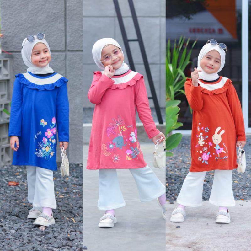Áo Dài KINYCURLY / Áo Dài Cho Trẻ 2-8 Tuổi
