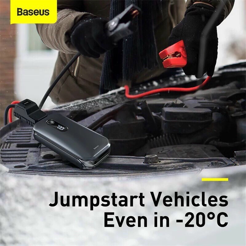 Bộ kích nổ oto Baseus Super Energy Car Jump Starter Pro (12000mAh, 5V-3A) | BigBuy360 - bigbuy360.vn