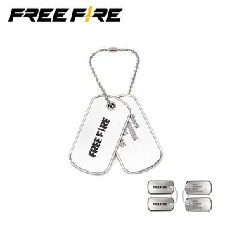 Mặt vòng cổ thú cưng móc khóa FREEFIRE chủ đề game Free Fire kích thước 5.2*2.7cm thời trang