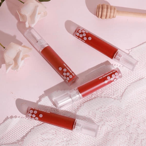 [HB GIFT] [Rom&amp;nd] [Màu 1-4] Son kem lì, mịn mượt như nhung Hàn Quốc Romand Milk Tea Velvet Tint 4.4g