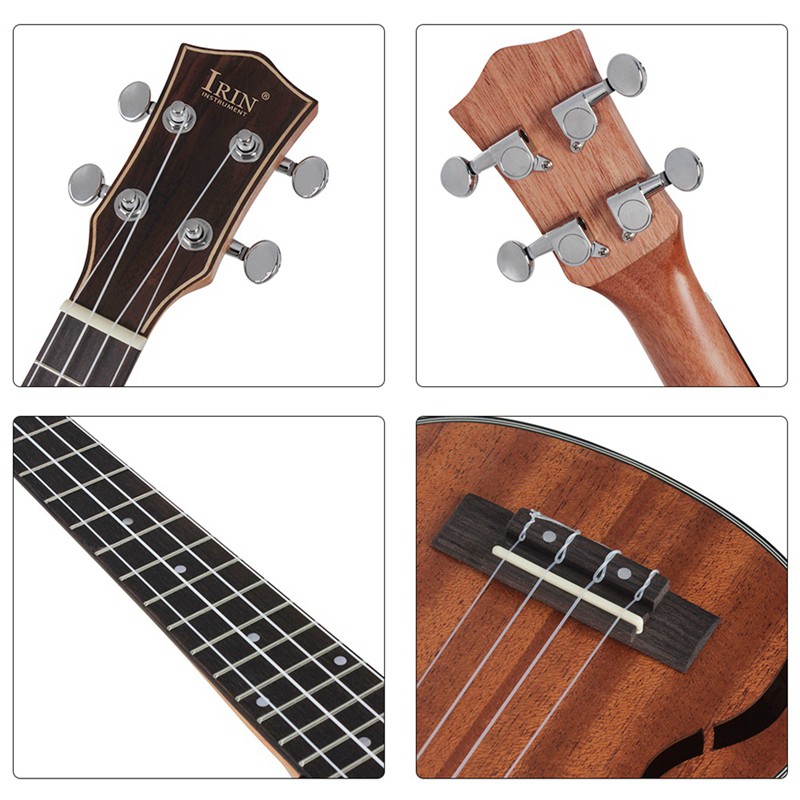 IRIN Đàn Ukulele 21 Inch 4 Dây Chất Liệu Gỗ Phong Cách Hawaii