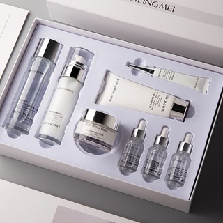 Combo bộ kit 8 món chăm sóc da giúp loại bỏ mụn và làm trắng da