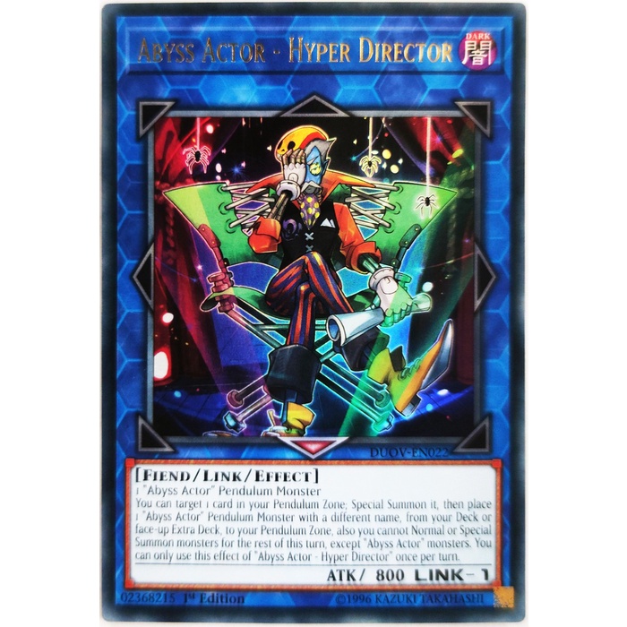 [Thẻ Yugioh] Abyss Actor - Hyper Director |EN| Ultra Rare