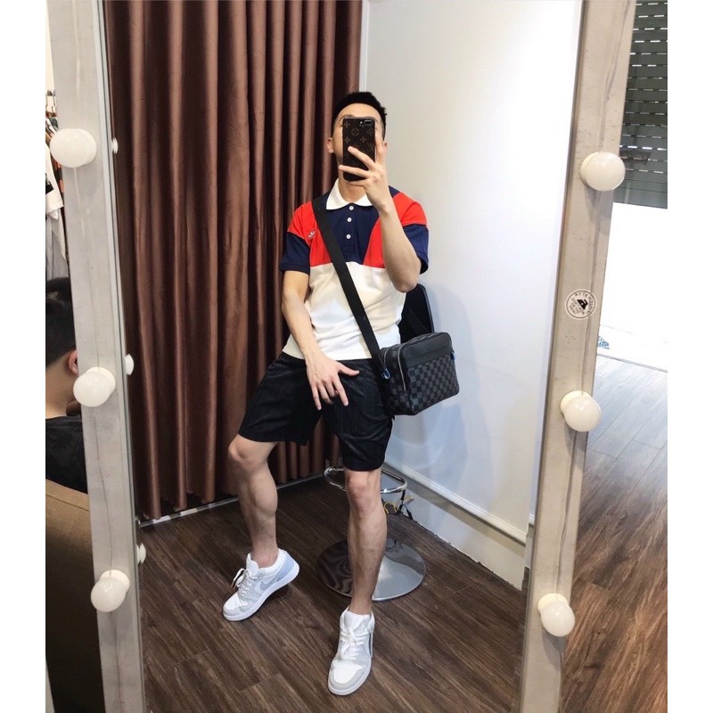 Bộ Hè Nam Thể Thao Pha Màu Thêu Logo Cực Chất | BigBuy360 - bigbuy360.vn