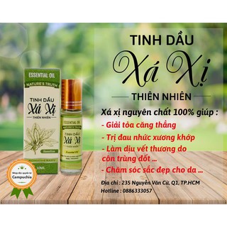 Tinh dầu xá xị lăn bi