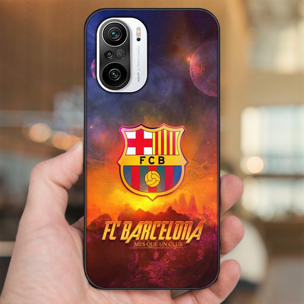 Ốp lưng Xiaomi K40 viền đen in hình Barcelona Barca