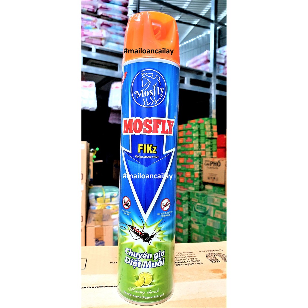 Xịt muỗi MOSFLY 600ML