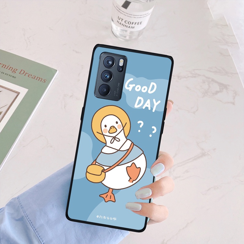 Ốp kính điện thoại Oppo reno6z siêu đáng yêu.