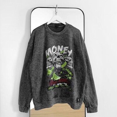 Áo Sweater OD Oversize 3Money, áo nỉ dài tay Unisex ODIN CLOTHING | BigBuy360 - bigbuy360.vn