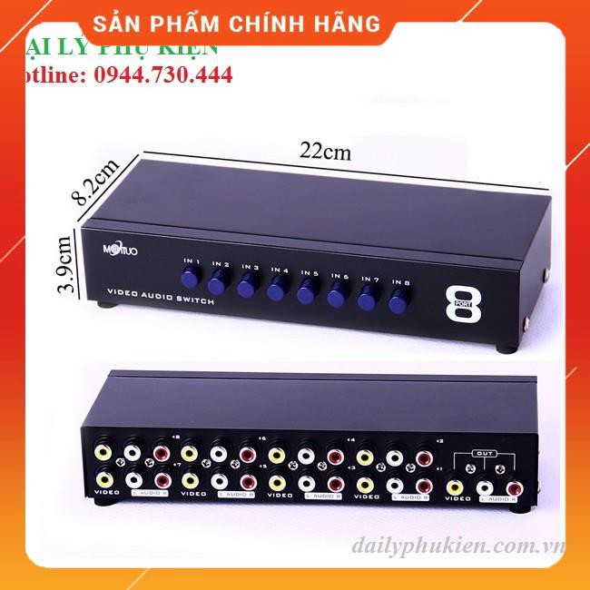 Bộ chia AV 8 vào 1 ra MT-VIKI dailyphukien