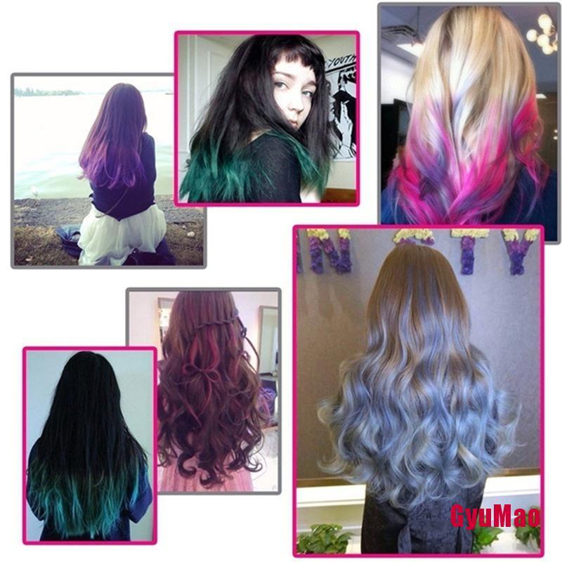 Lược Nhuộm Tóc Tạm Thời 10 Màu Tùy Chọn Dùng Một Lần Tiện Dụng