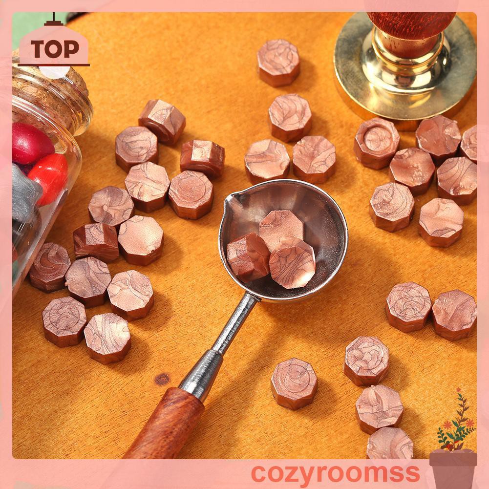 Sáp Retro Fire Painting Sealing Wax Pills Grain Wax Seal Beads for Stamp Decor