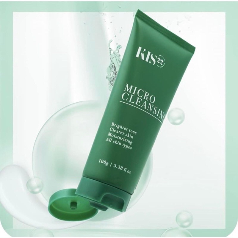 Sữa Rửa Mặt Thảo Mộc Micro Cleansing Kis22 - Làm Sạch Sâu, An Toàn Cho Da
