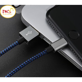 Dây cáp sạc điện thoại dây dù chuẩn lighting KAIQI dành cho điện thoại iphone