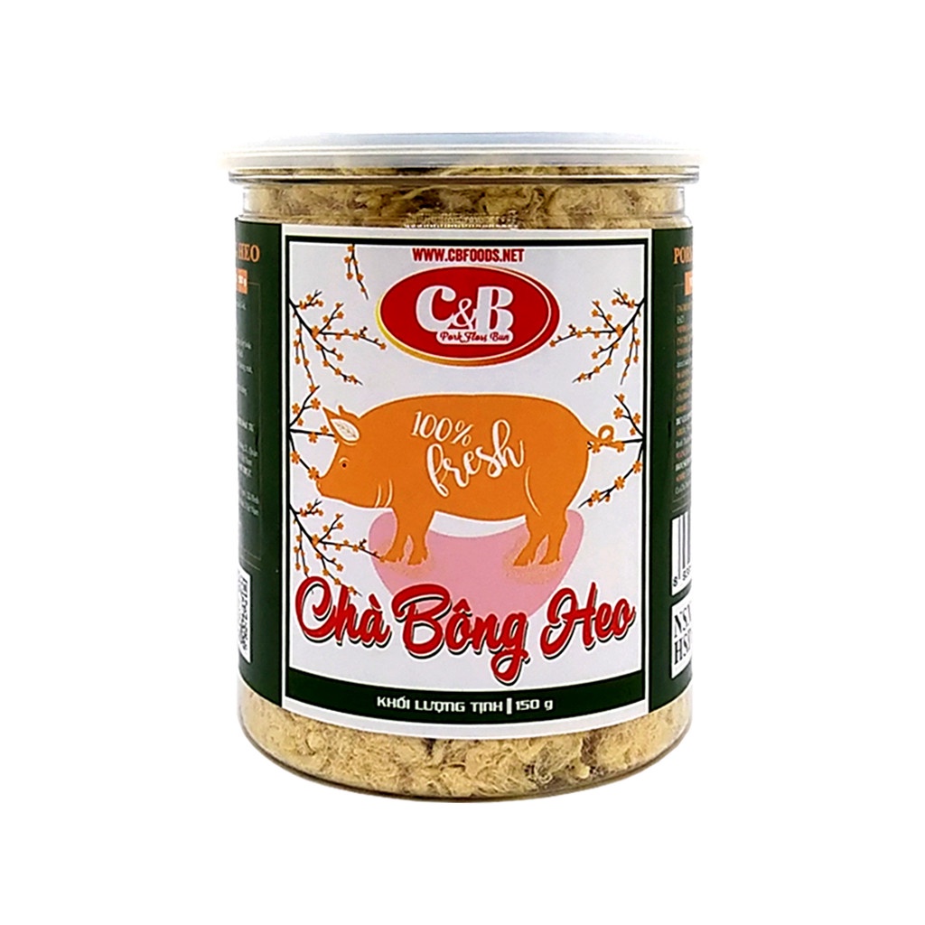 Chà Bông Heo  C&B - Hộp 150G