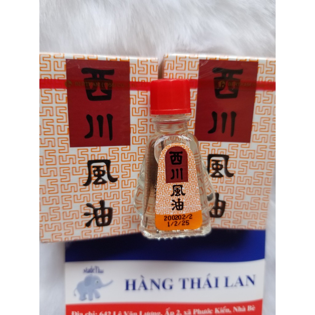 Dầu nước trắng 3cc- Dầu gió Ông già Thái Lan Siangpure