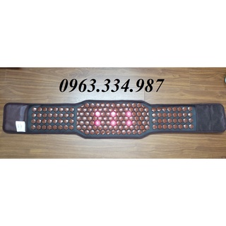 Đai đá nhiệt nóng tourmaline kèm laze giảm mỡ bụng, đau lưng đau cột sống thương hiệu Fanocare KT 25x140cm