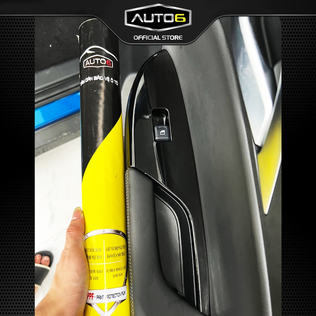 Bộ 4 chi tiết Film PPF trong suốt dán xe VFe34 chống xước bảo vệ nội thất ô tô - AUTO6
