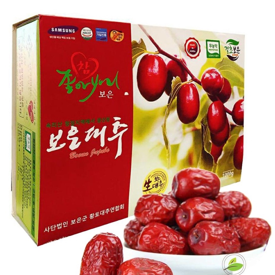 Táo đỏ Hàn Quốc sấy khô Loại 1 hộp 1kg