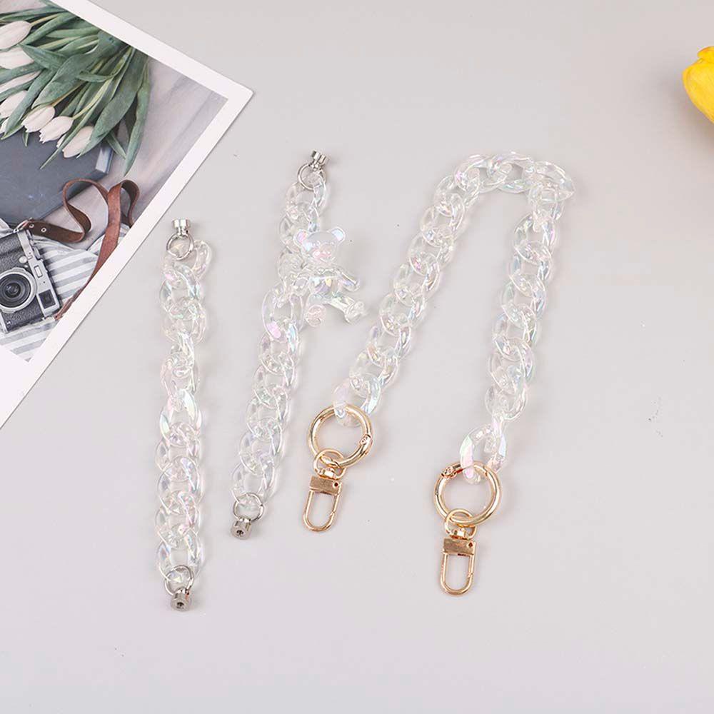 [COD] Ốp Điện Thoại Acrylic Trong Suốt Chống Mất Tích Hợp Ốc Vít Treo DIY