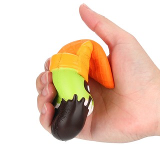 Đồ chơi bóp tay giúp giảm stress hình cây kem dễ thương 15cm