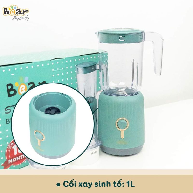 [Mã ELHA22 giảm 6% đơn 300K] MÁY XAY ĐA NĂNG 3 CỐI BEAR , BẢN QUỐC TẾ, BH 18 THÁNG