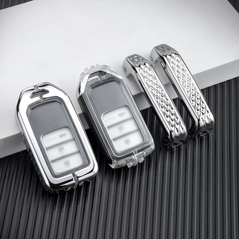 Vỏ Bọc Chìa Khóa Bằng Hợp Kim Kẽm Cho Honda City HRV CRV Accord Civic FC 10Gen Type-R