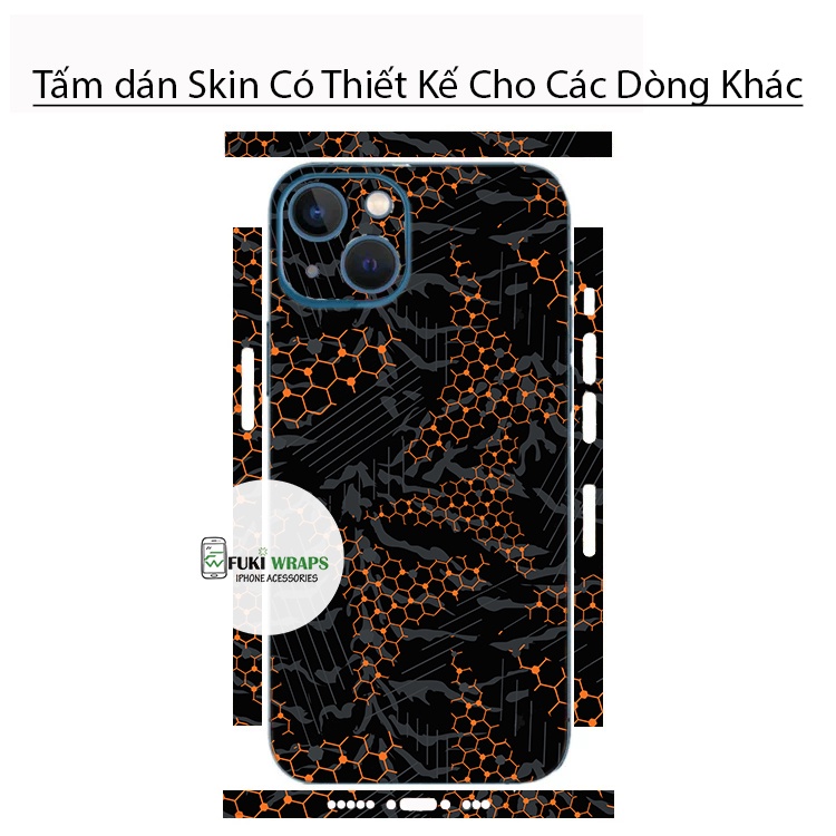 Tấm dán Skin Mặt Sau FULL VIỀN Dành Cho 13 Pro Max ,12 Pro Max ,11 Pro Max ,X , XS, XR ,XS MAX - FukiShop
