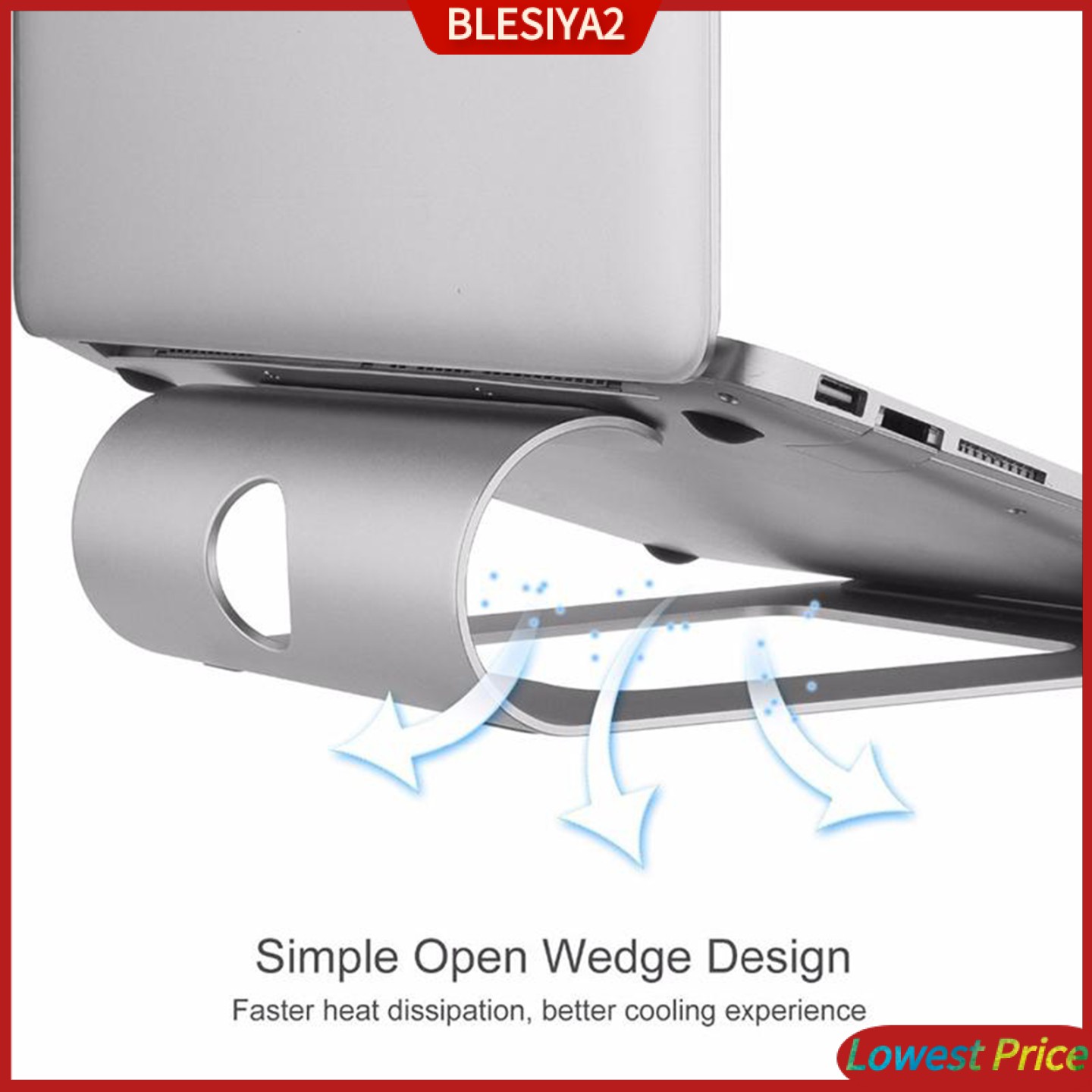 (Hàng Mới Về) Giá Đỡ Tản Nhiệt Dành Cho Laptop 11 &quot;- 15&quot; Màu Bạc