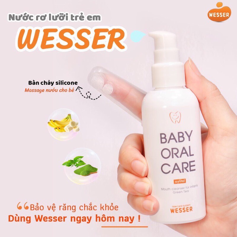 NƯỚC RƠ LƯỠI HÀN QUỐC AN TOÀN CHO TRẺ SƠ SINH WESSER