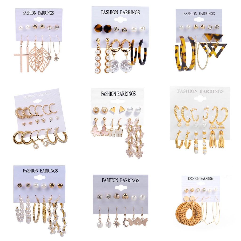 Đôi Khuyên Tai Dài Đính Ngọc Trai Thời Trang Cho Nữ