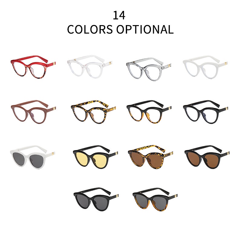 Kính Mát Mắt Mèo Phong Cách Âu Mỹ Cổ Điển Mới 2022 Dành Cho Bạn Nữ