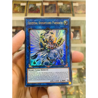 Thẻ Bài YugiOh! Mã DUOV-EN002 - Celestial Knightlord Parshath - Ultra Rare - 1st Edition