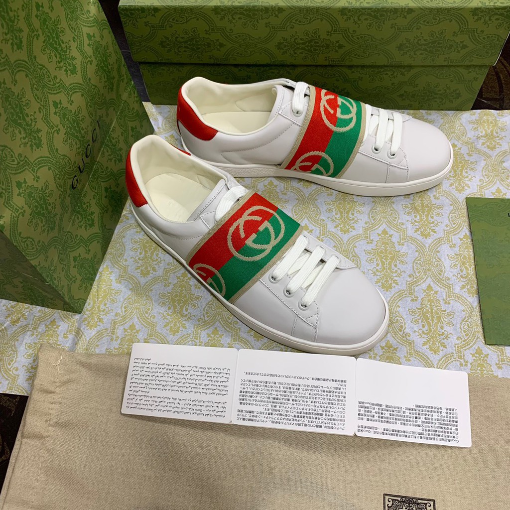 👟HIGH FASHION👟 Giày Sneaker GCC siêu cấp tag vải ngang logo thêu Original FULLBOX NV SIZE 4-5-6-7-8