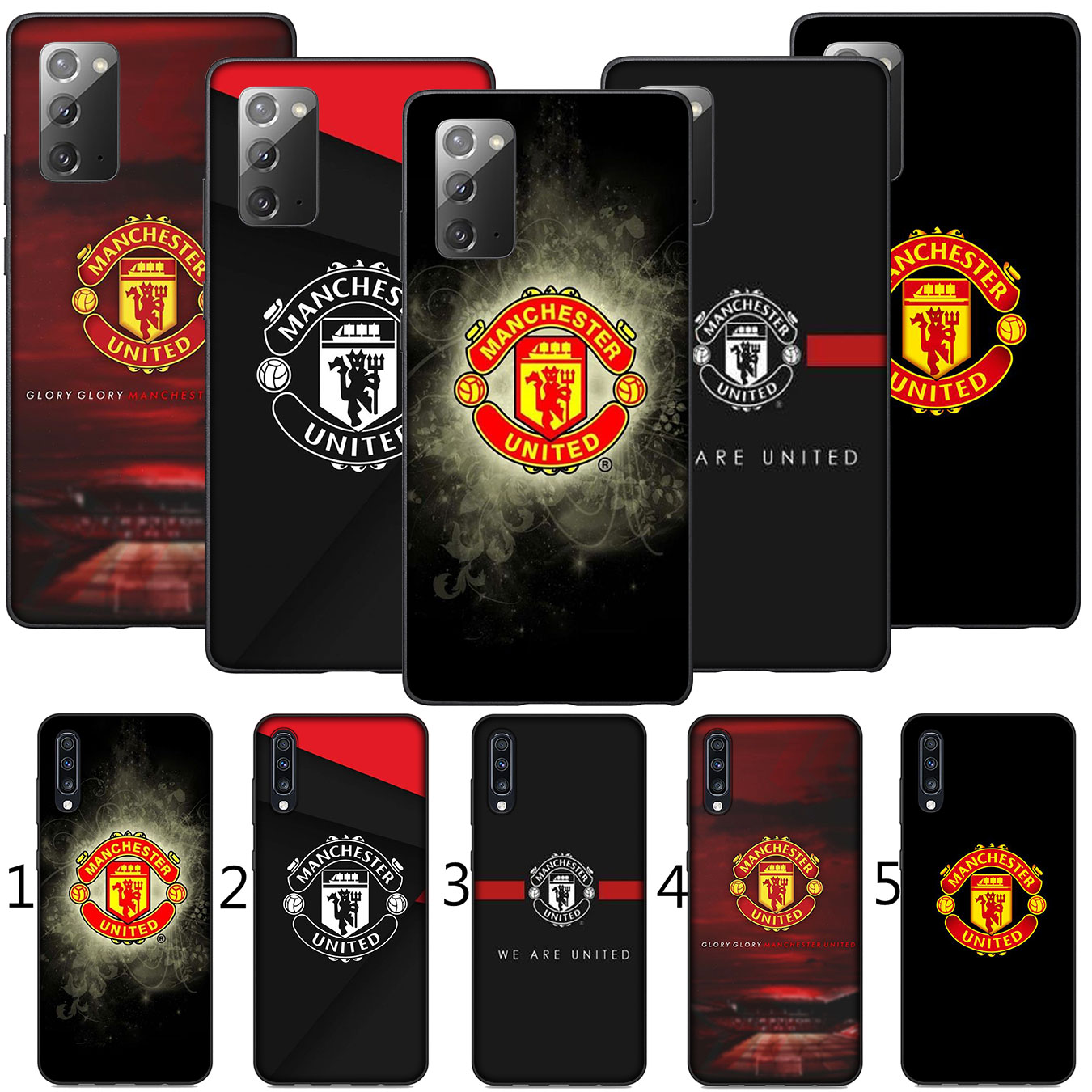 iPhone 12 Mini 11 Max Pro SE 2020 XR Phone Case Soft Silicone Casing Manchester United