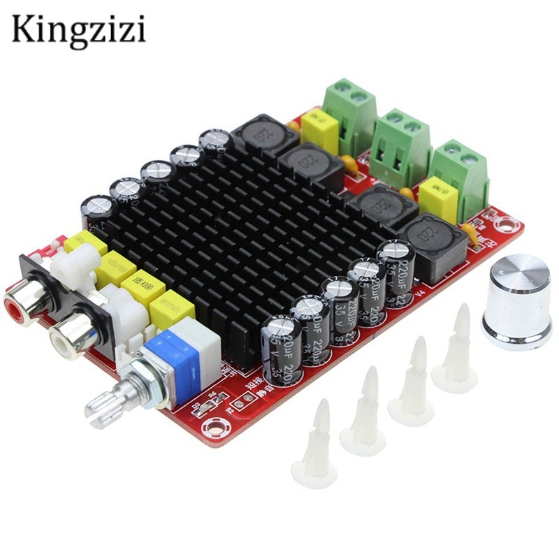 Bảng mạch khuếch đại âm thanh kỹ thuật số TDA7498 CLASS D 2X100W hai kênh 80W + 80W