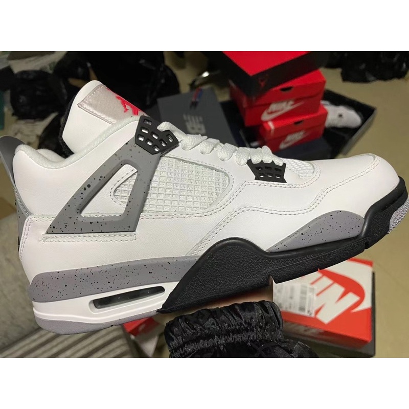 giày AIR JORDAN 4 WHITE CEMENT | Phiên bản cao cấp