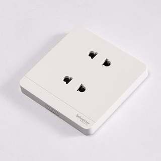 [Mã LT50 giảm 50k đơn 250k] Bộ ổ cắm đôi 2 chấu Schneider Electric 10A E83426U2-WE-G19
