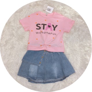 Áo Bé Gái Stay Hồng Dễ Thương