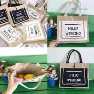 Túi hello ưeekend/ túi cói