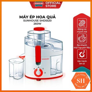 [Kho Sỉ] Máy Ép Trái Cây, Máy Ép Hoa Quả Sunhouse SHD5520 Lưới Lọc Lớn Giúp Ép Hoa Quả Dễ Dàng Và Giữ Nguyên Dinh Dưỡng