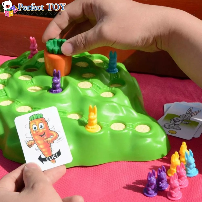 Bộ Đồ Chơi Board Game Hình Thỏ Cho Trẻ Em