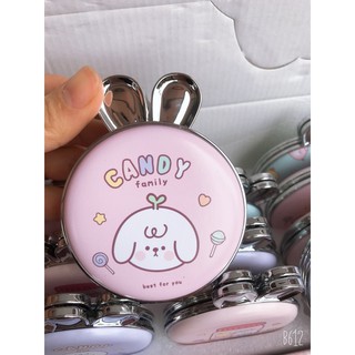 Gương hai mặt tai thỏ/gấu