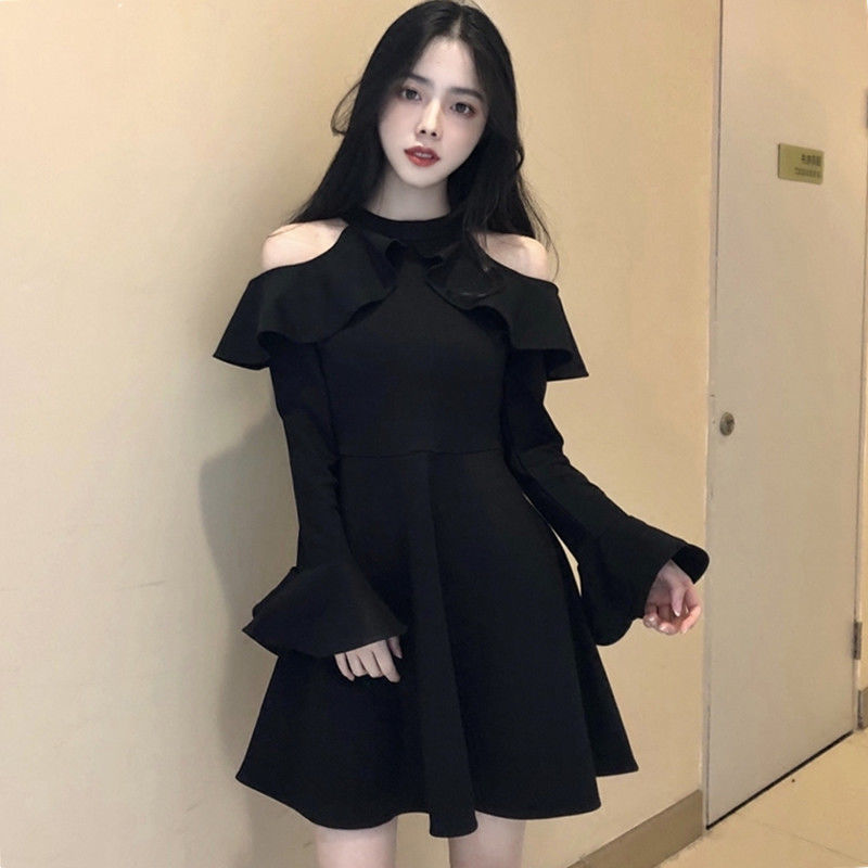 Đầm Dài Tay Hở Vai Thời Trang Quyến Rũ Cho Nữ | BigBuy360 - bigbuy360.vn